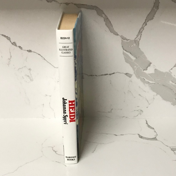 Heidi Great Illustrated Classics Book 1990 Hard Cover Vintage Mint - Picture 2 of 6